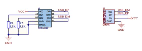Schematic - M5Stack A140 Grove2USB-C